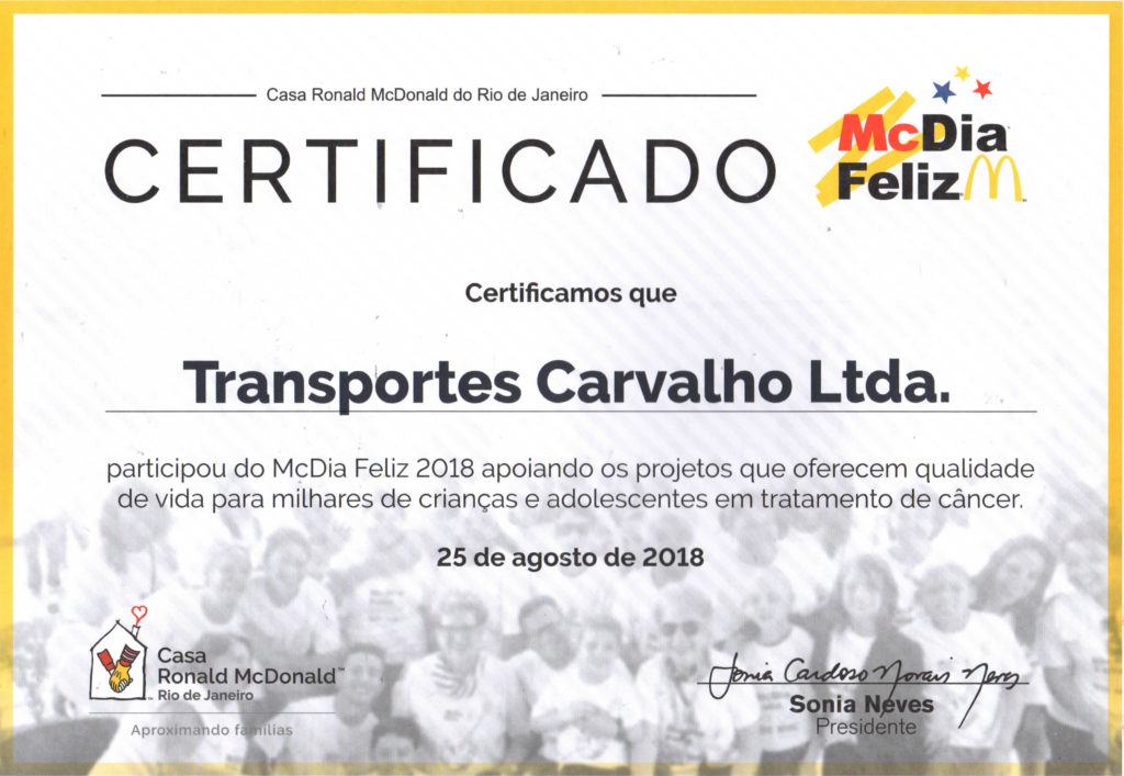 Certificado_TRANSPORTES CARVALHO